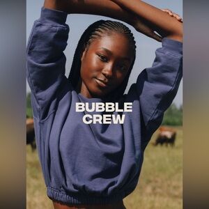 Daily Drills Navy Bubble Crew and Sweatpants